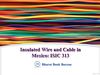 Insulated Wire and Cable in Mexico ISIC 313