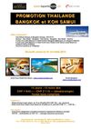 Promotion Thaïlande Bangkok et Koh Samui