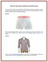 Find The Top Brand Clothing From Online Store