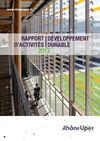Rapport d'activités - Développement Durable - 2012