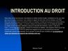 notion de droit 1/2