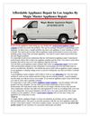 Affordable Appliance Repair In Los Angeles By Magic Master Appliance Repair