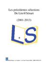 Les précédentes sélections De Lire@Sénart (2001-2013)