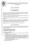 Presentazione candidatura liste x l'Agraria