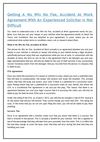 Getting A No Win No Fee, Accident At Work Agreement With An Experienced Solicitor Is Not Difficult