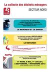 Plaquette des déchets ménagers pour le secteur nord