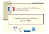 Extraits des oeuvres des élèves de la Seine-Saint-Denis qui ont participé au concours national de la résistance...