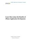 Learn More about the Benefits of iPhone Application Development