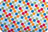 retro dot blanc orange
